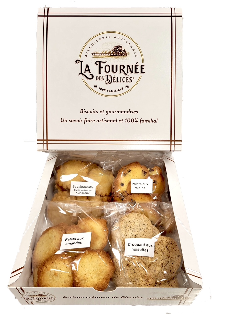 Boite d'assortiment de biscuits
